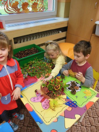 jesenná výzdoba triedy